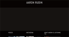 Desktop Screenshot of aaronrudin.com