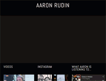 Tablet Screenshot of aaronrudin.com